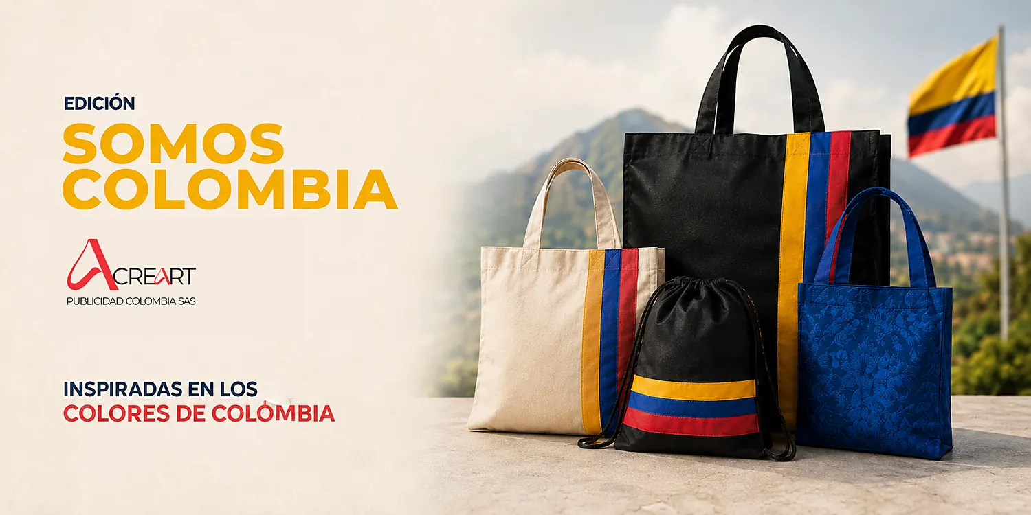 Tote bandera drill Somos Colombia – Acreart